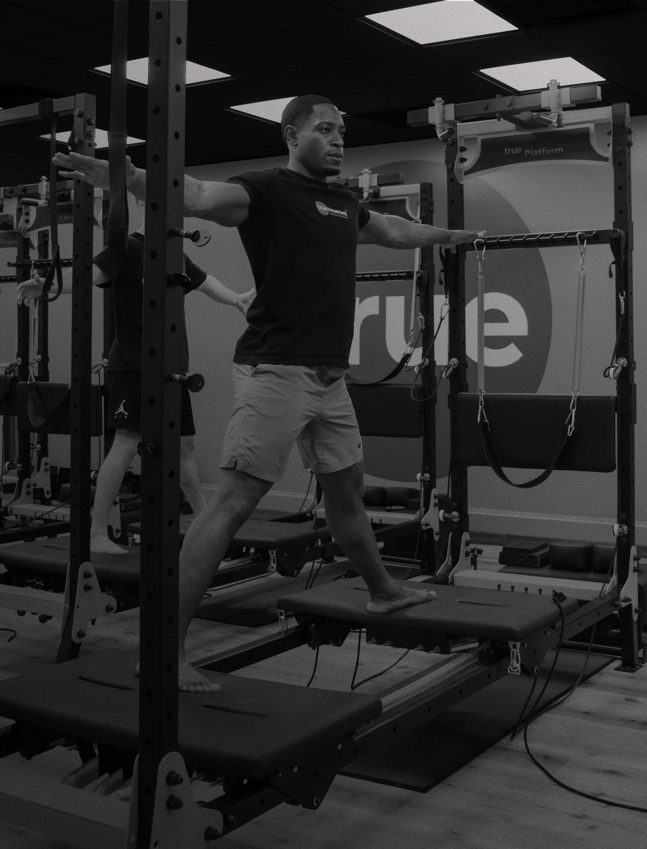 The True Movement platform in use by a professional athlete